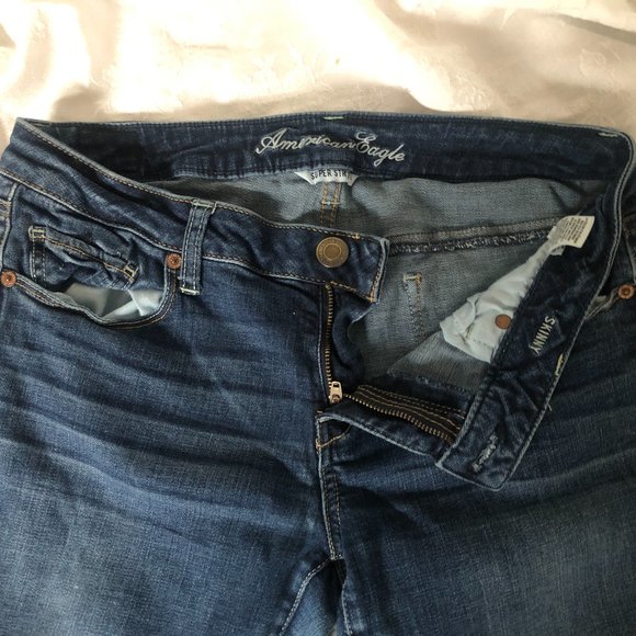 American Eagle Ladies Size 10 Super Stretch Skinny - Picture 4 of 10